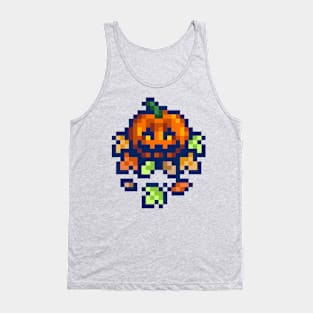 Pixel Jack-O Tank Top